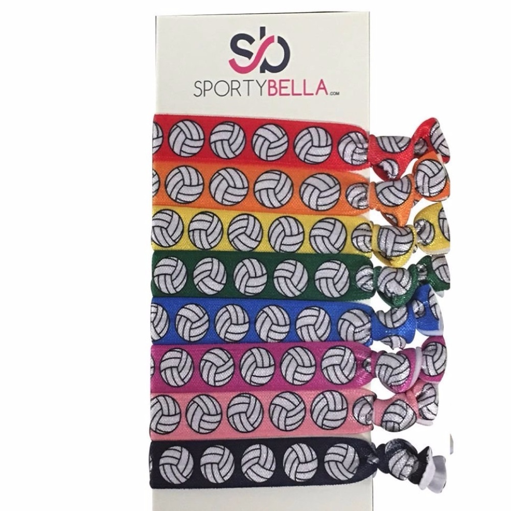 Volleyball Hair Ties, Volleyball Hair Accessories