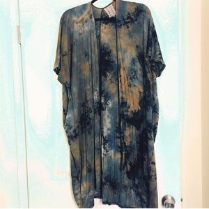 Tie dye kimono