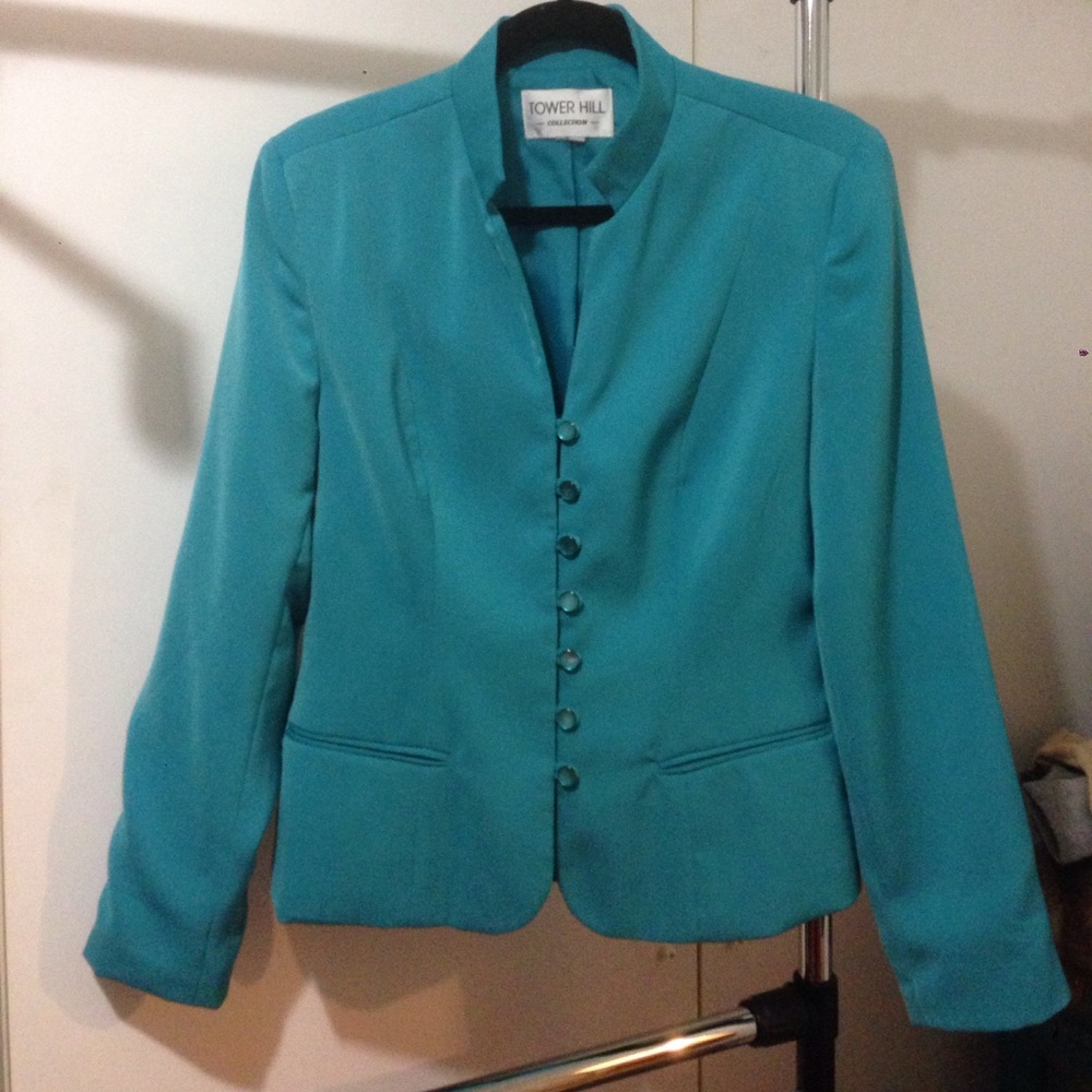 Turquoise blazer