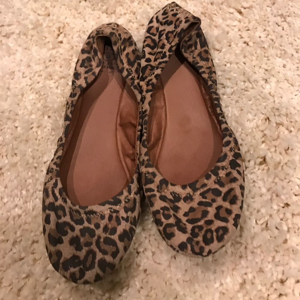 Lucky Brand cheetah print flats