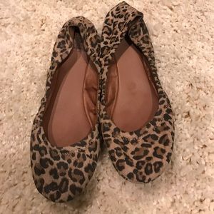Lucky Brand cheetah print flats