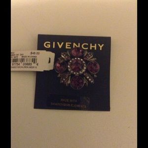 Givenchy pin purple NWT