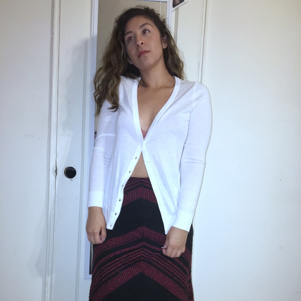 NWT White Cardigan