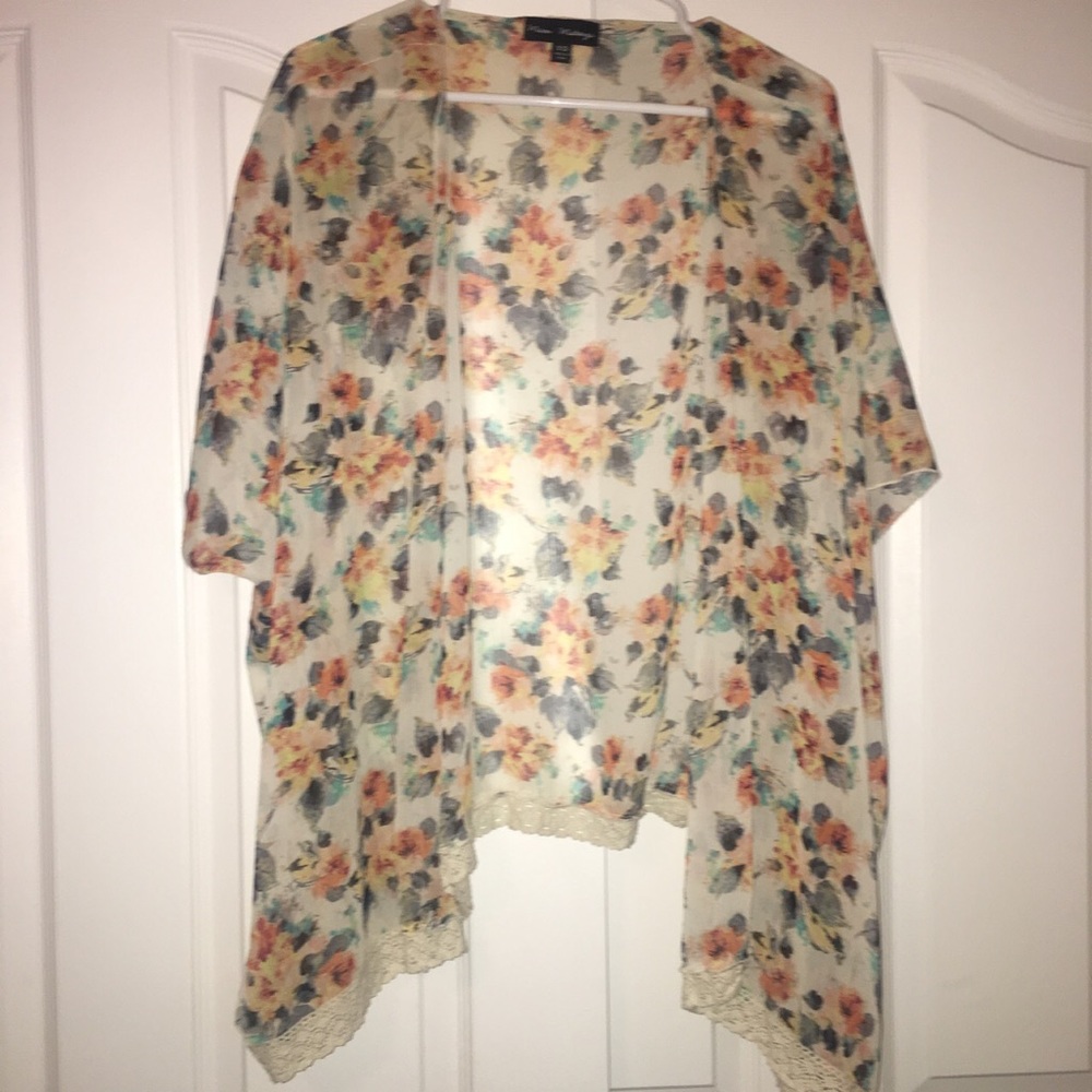 light floral kimono
