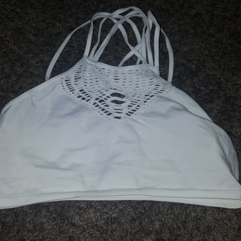 White bralette