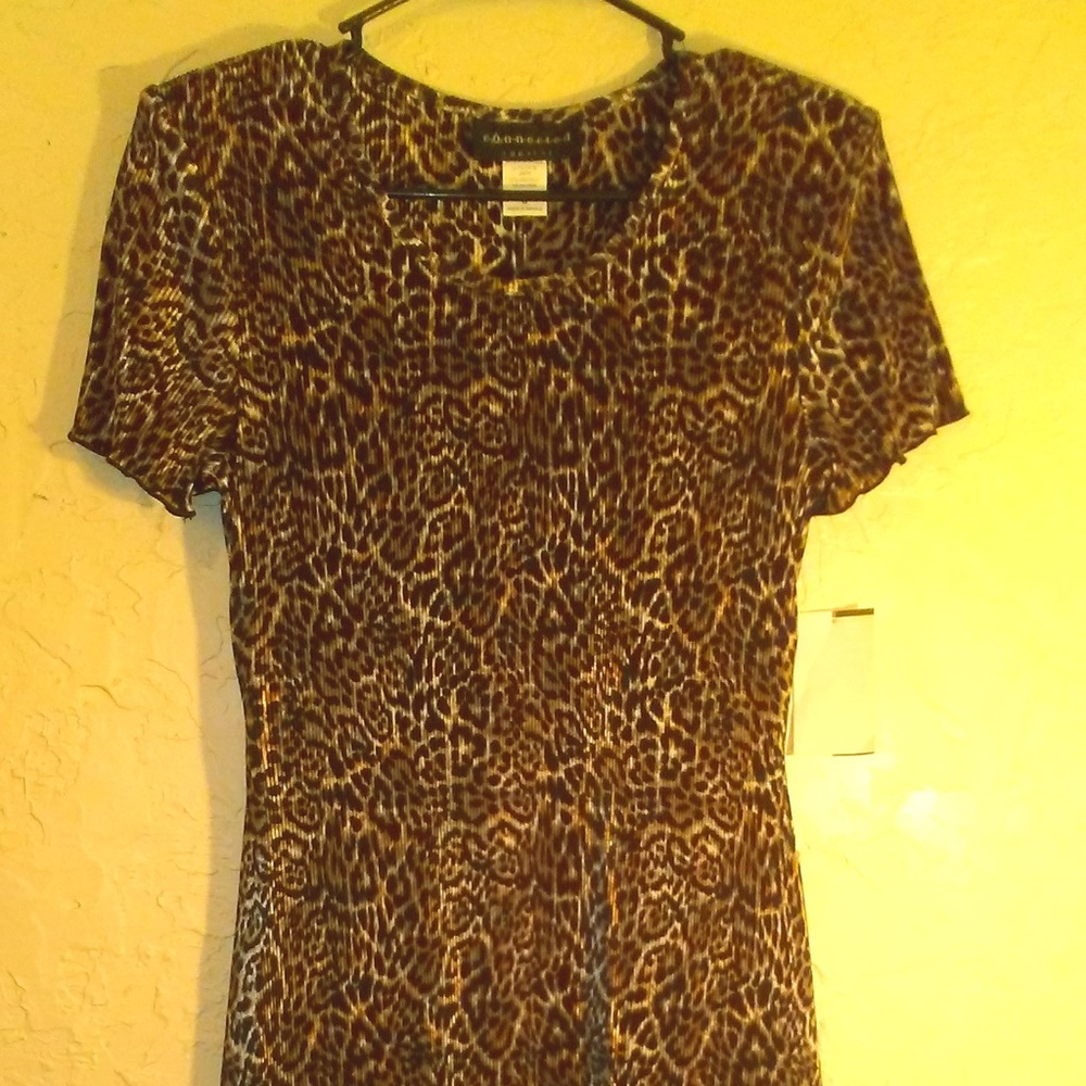 $50-NWT*CONNECTED APPAREL~SIZE:6-CHEETAH PRINT