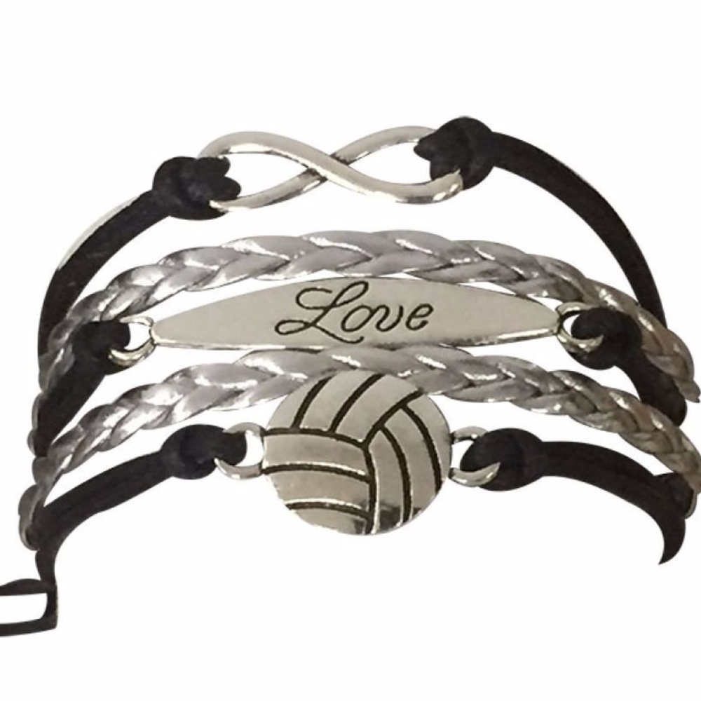 Girls Volleyball Bracelet,Volleyball Jewelry