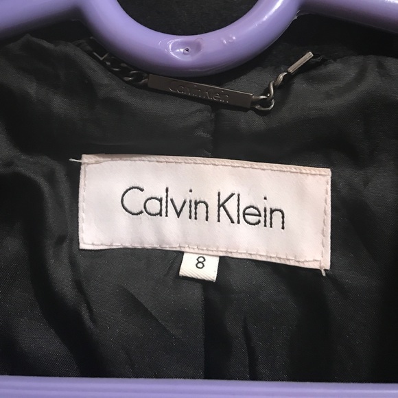 Calvin Klein black pea coat - Picture 5 of 8