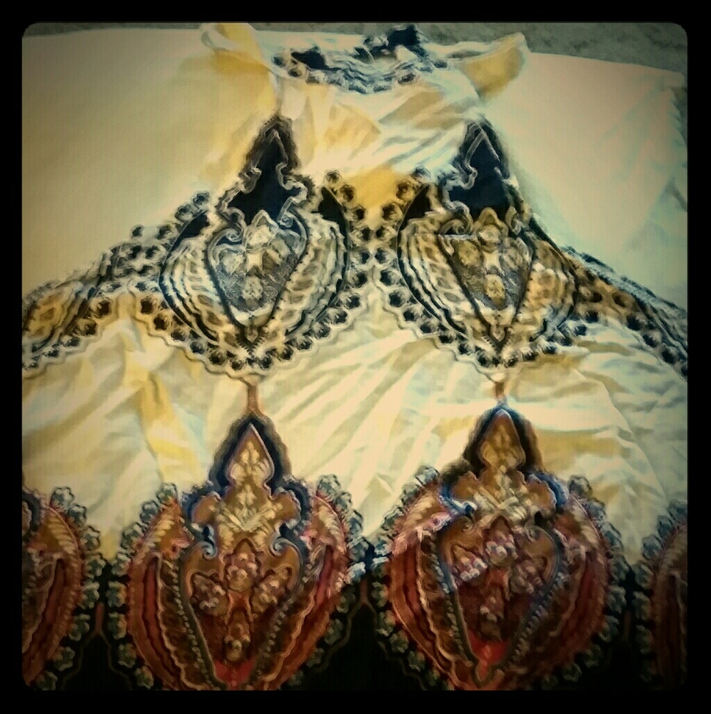 Plus size Halter type silky top