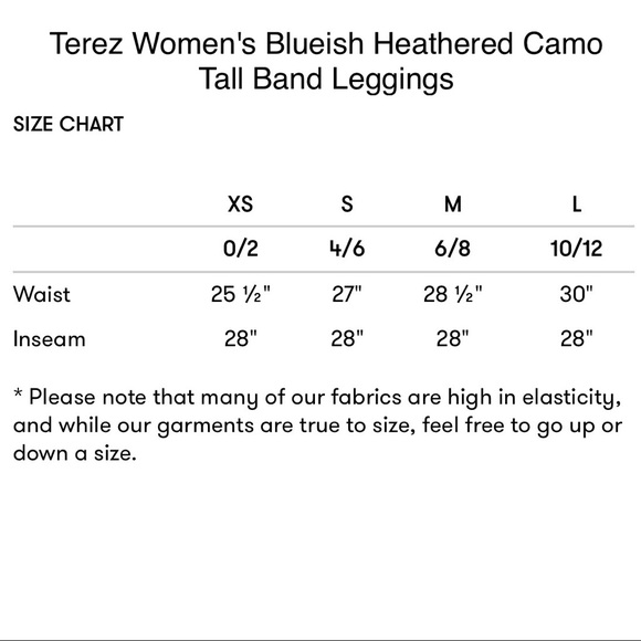 Terez Women Tall Band Performance Legging NWT - Picture 6 of 8