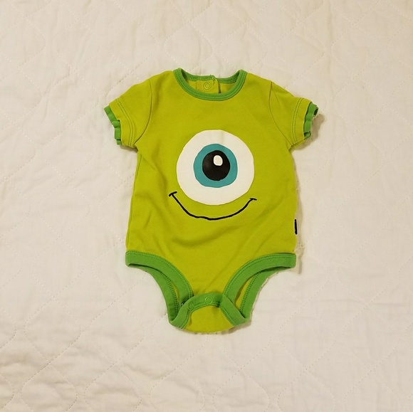 mike wazowski baby onesie