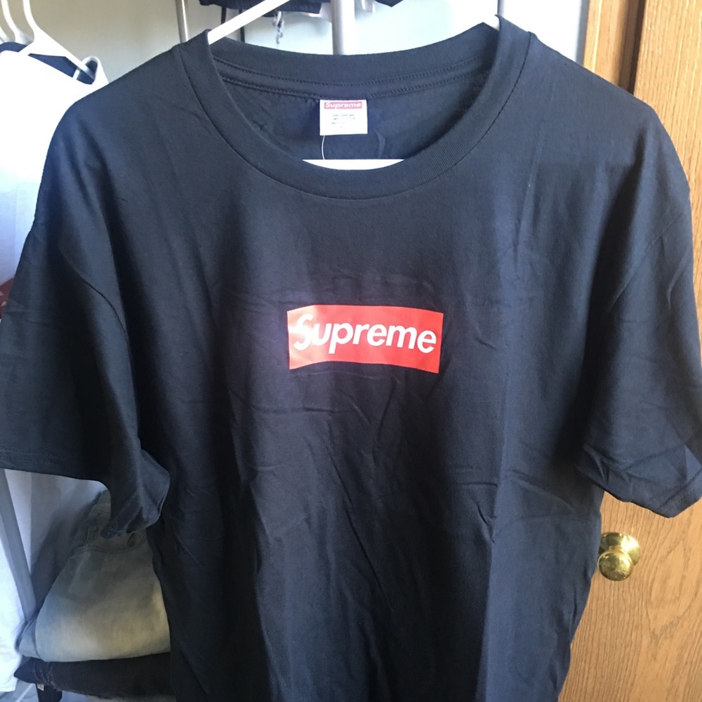 Supreme 20th Anniversary Black BOGO Tee