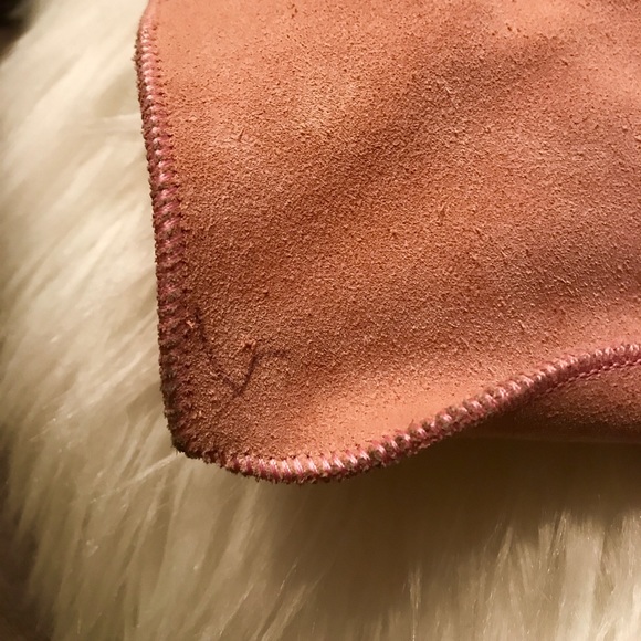 TYLIE MALIBU Light pink suede hobo - Picture 5 of 8