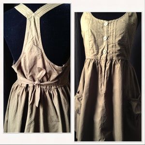 Olive Green Khaki Short Dress/Tunic