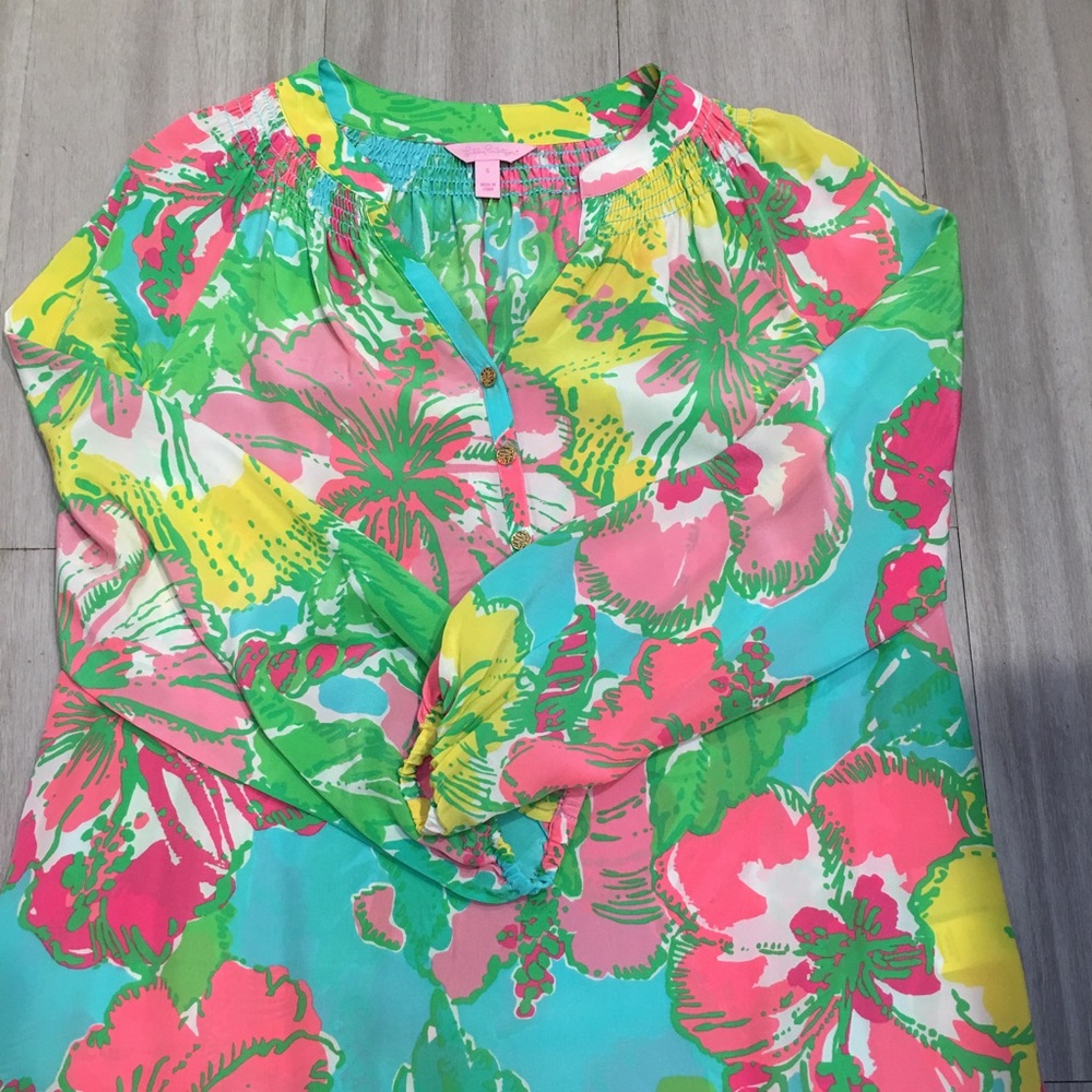Lily Pulitzer Big Flirt Elsa Top size S