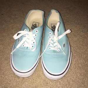 Brand new baby blue vans