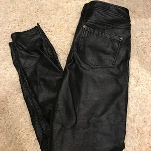 Free People vegan leather pants
