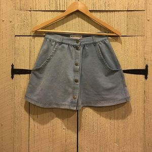 Pacsun Bullhead Button-Down Jean Skirt