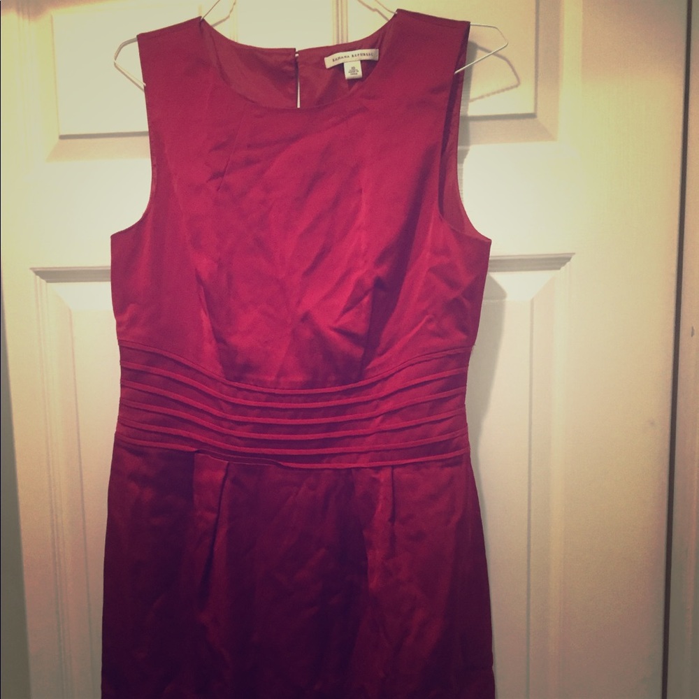 Banana Republic Red Dress Size 10