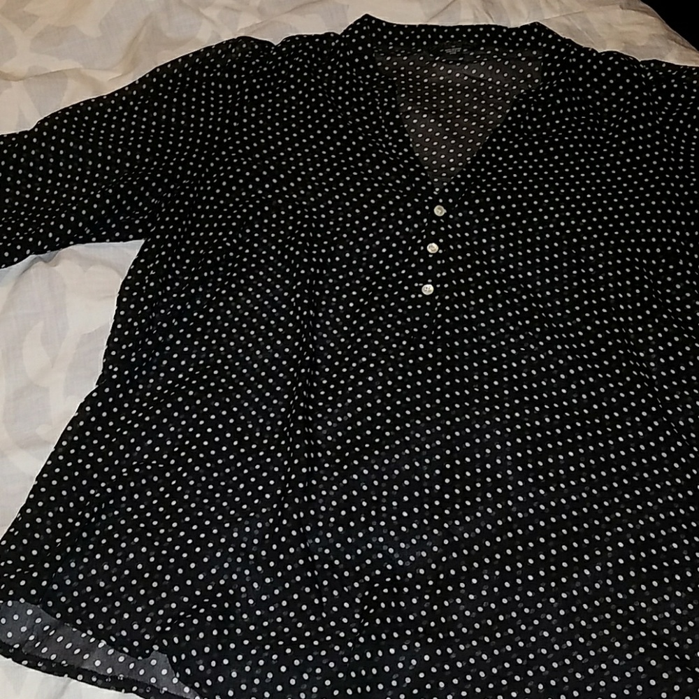 Polka Dot Tunic - EUC