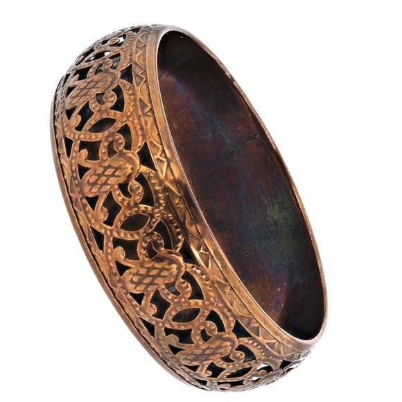 Bangle, Vintage Copper Bangle - Picture 1 of 2