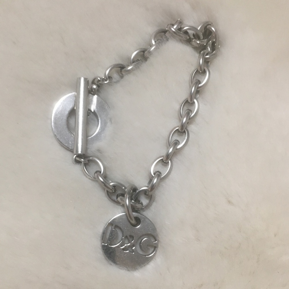 Dolce & Gabbana Silver Charm Bracelet