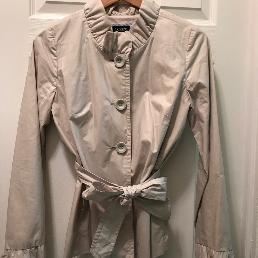 J Crew Ruffled Jacket - image 1