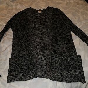 open front cardigan with pockets
