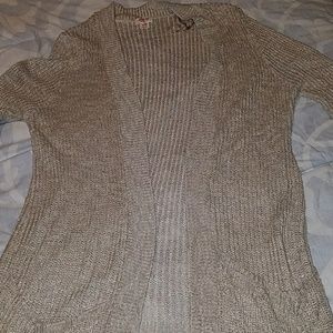 Open front cardigan with pockets