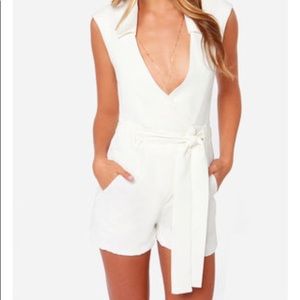 Sexy White Romper