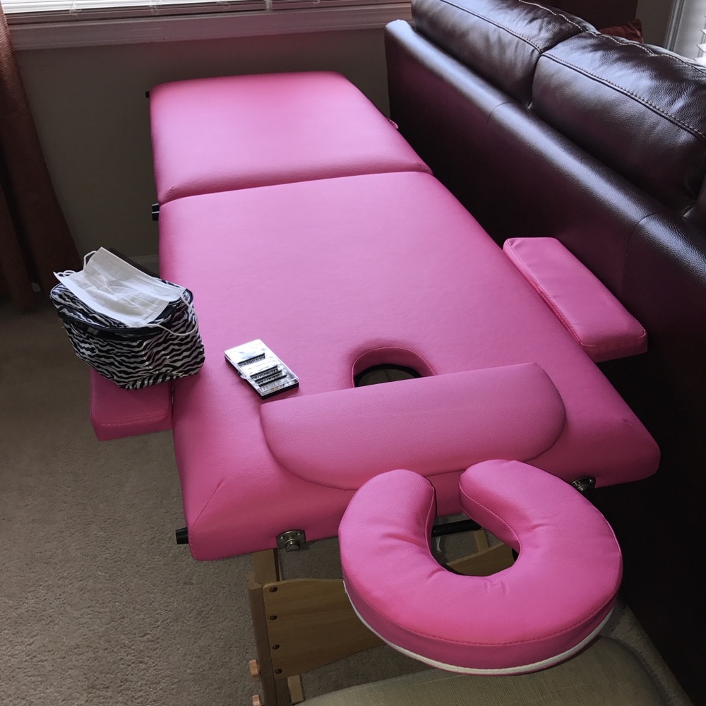 Pink Massage Table