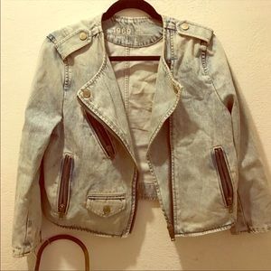 GAP MOTO DENIM JACKET
