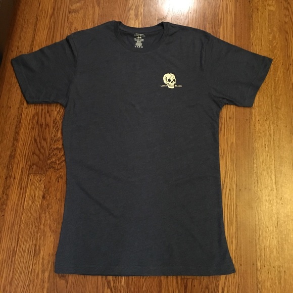 Lucky Brand Other - NWOT- LUCKY BRAND-navy blue shirt with skull