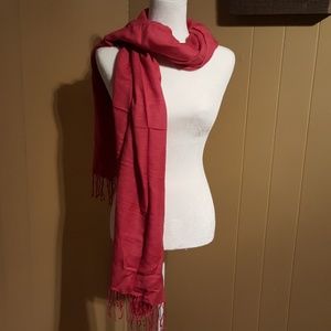 NWOT Silkt Soft Pink Scarf