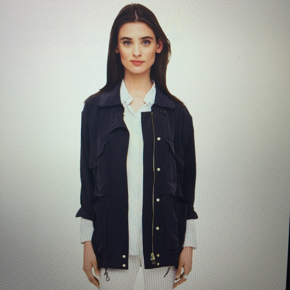 Delphine Silk Parka
