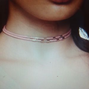 Trio choker and earrings set