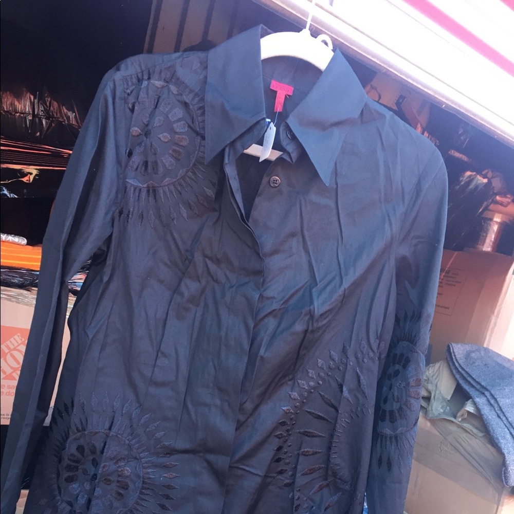 Button down blouse never been worn