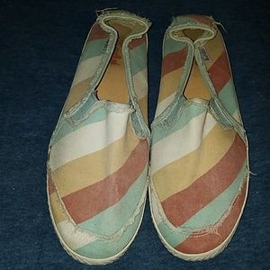 Keds slip ons. Multi color womens size 7