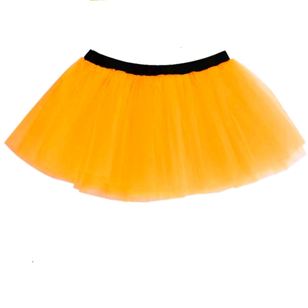 Orange tutu skirt tulle Halloween costume women