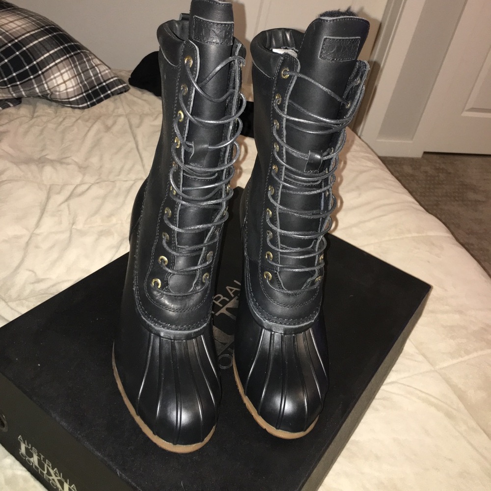 Australia luxe collective black heel boots