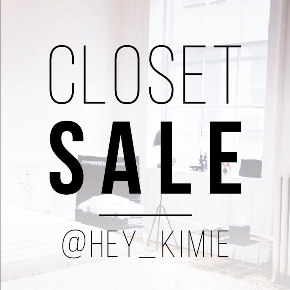 Closet sale!