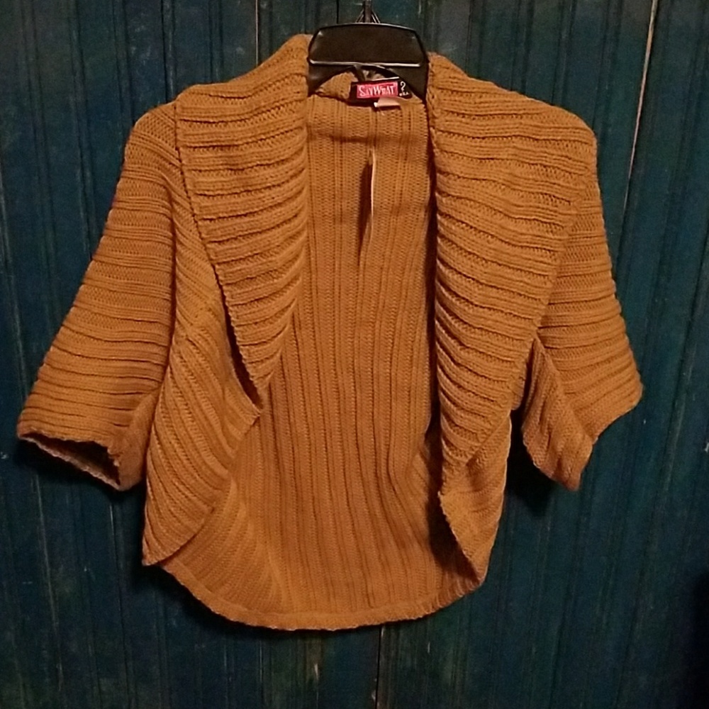 What's Up Tan Cardigan