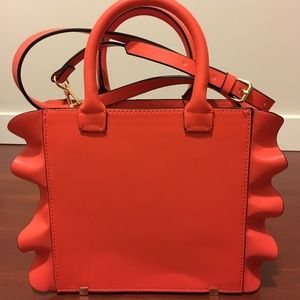 Zara Frilled Orange Bag