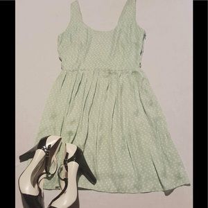 BB Dakota Mint Polka Dot Dress 