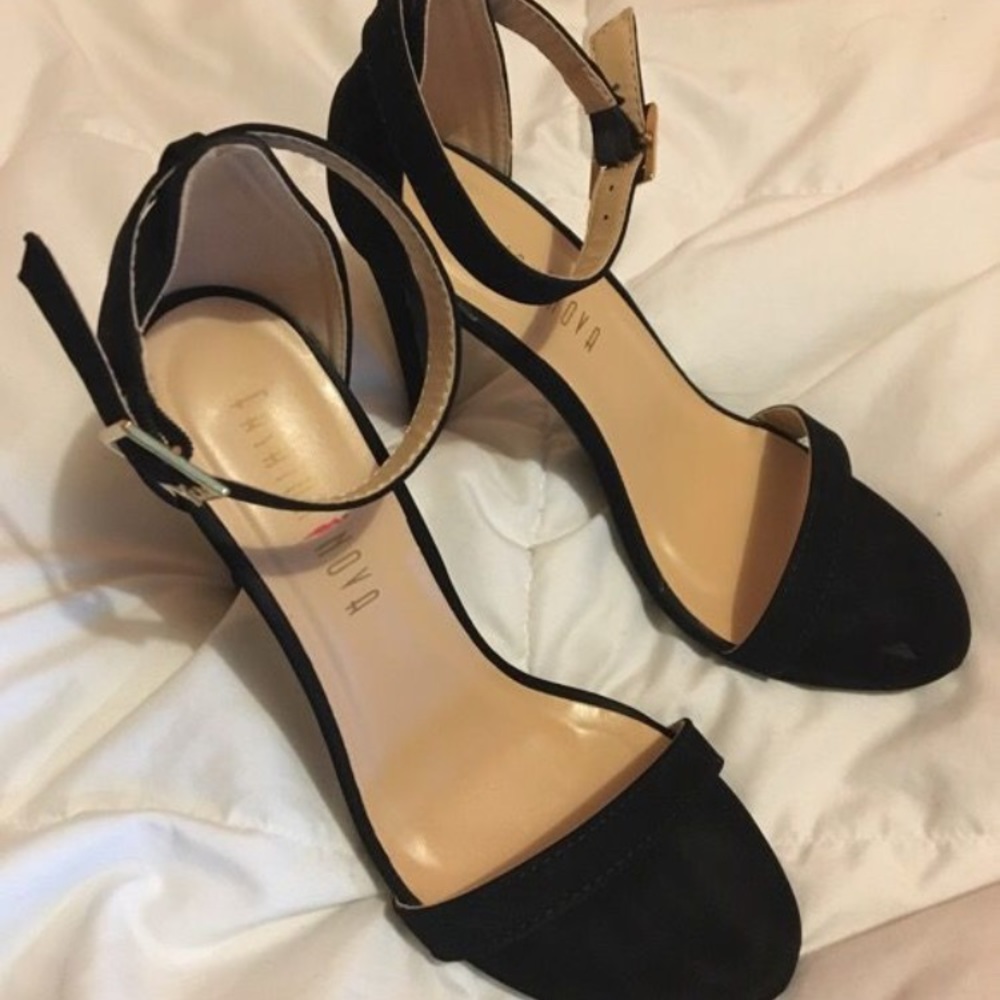 Black heels