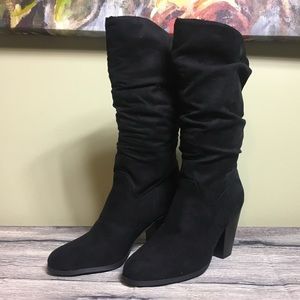 Black Suede Boots