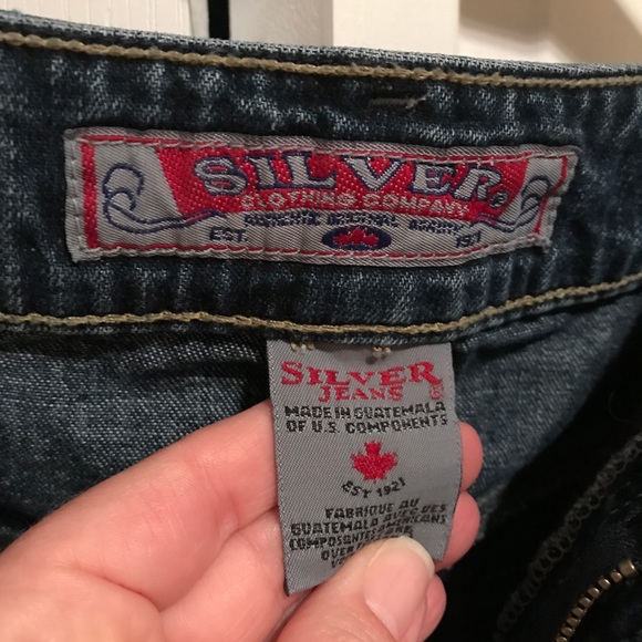 NWOT ⏳ Vintage ⌛️ Silver Jeans Co Denim Skirt - Picture 7 of 8