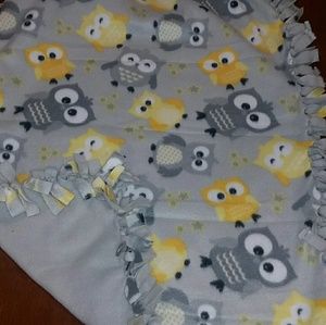 Fleece baby blanket