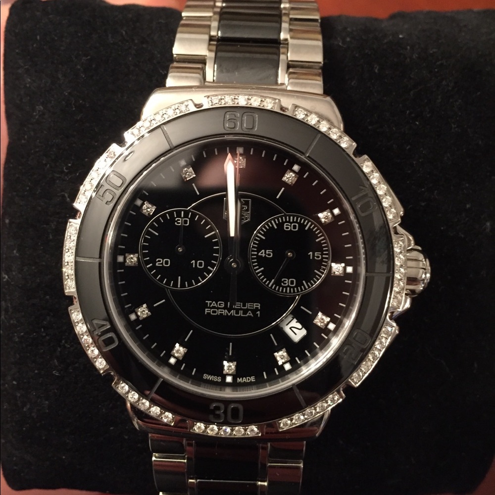 SOLD! Tag Heuer Formula 1 Ceramic Black Watch