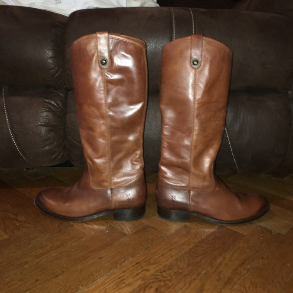 Frye Melissa button tall boots